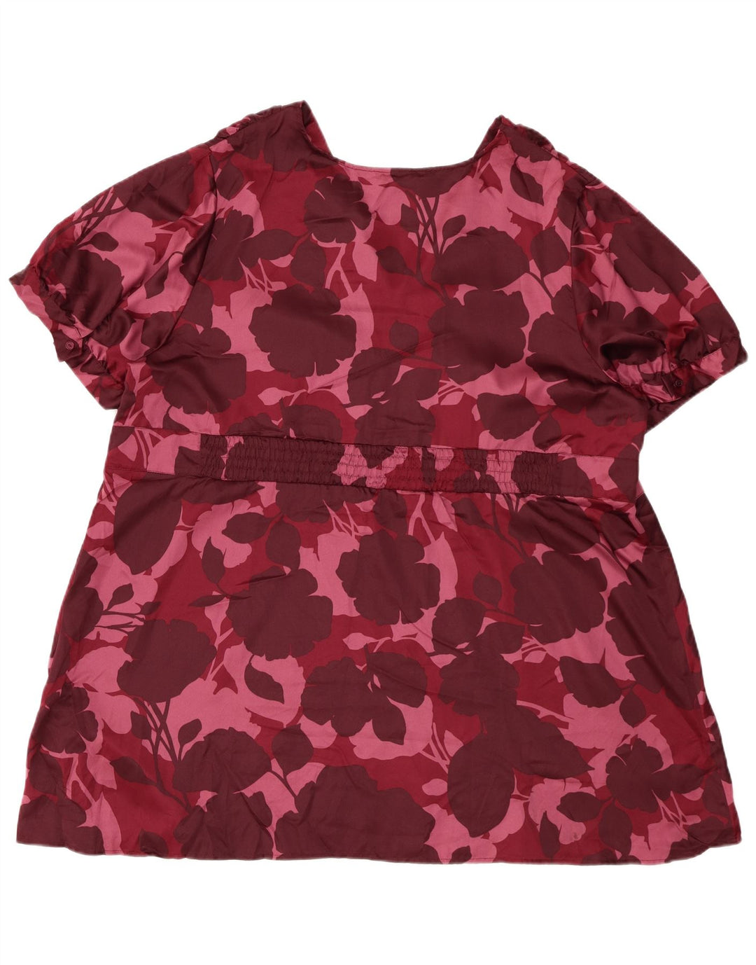 MOSSIMO Camicetta da donna Top US 28 5XL Poliestere floreale bordeaux