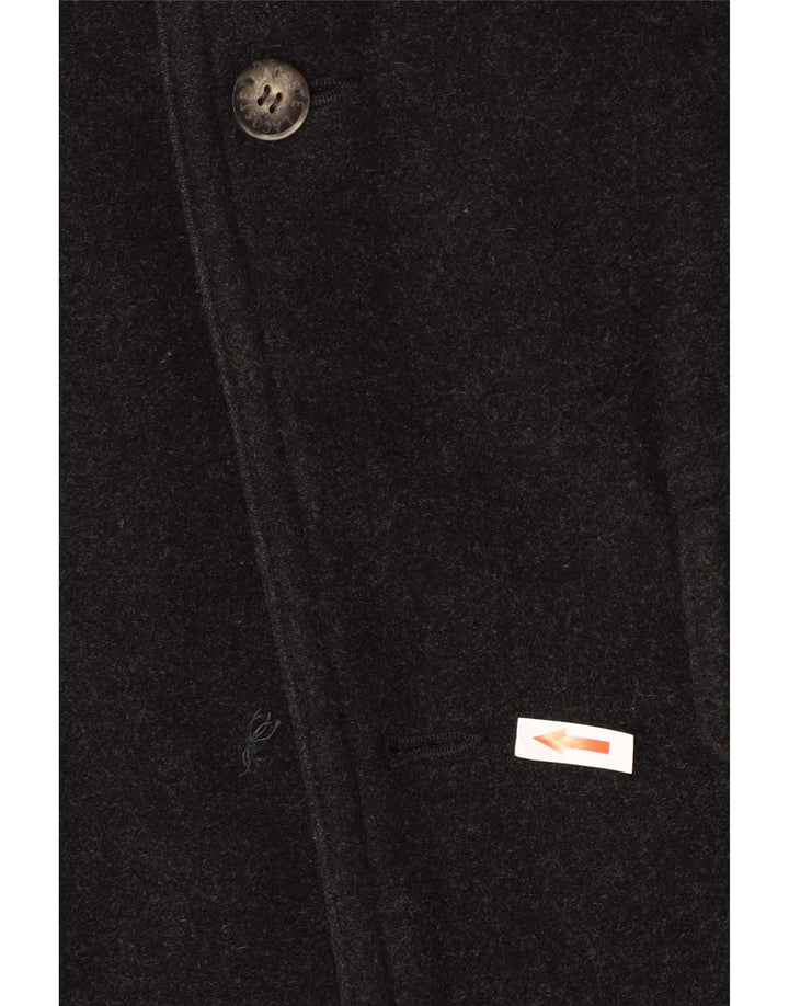 Cappotto Lacoste Uomo IT 50 Large Nero Lana