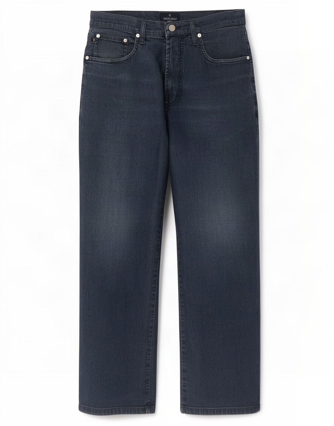 Jeans Dritti Donna Trussardi W32 L27 Blu Navy