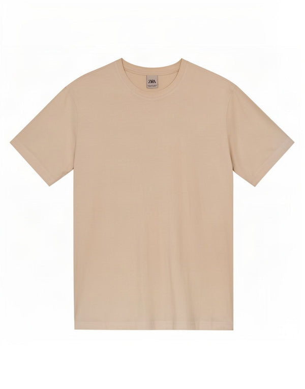 T-shirt Zara da uomo Top bianca media