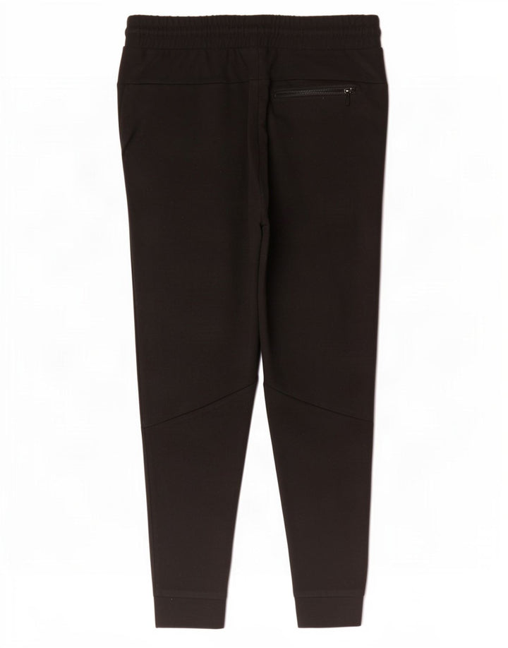 Zara Pantaloni da tuta corti da uomo Joggers medi neri