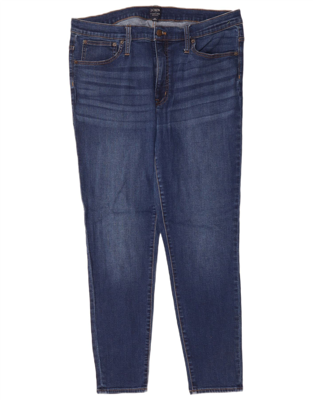 J. CREW Jeans skinny a vita alta da donna W33 L28 Blu