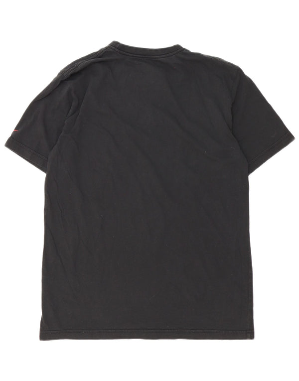 T-shirt grafica da uomo Nike Standard Fit UK 38/40 cotone nero medio