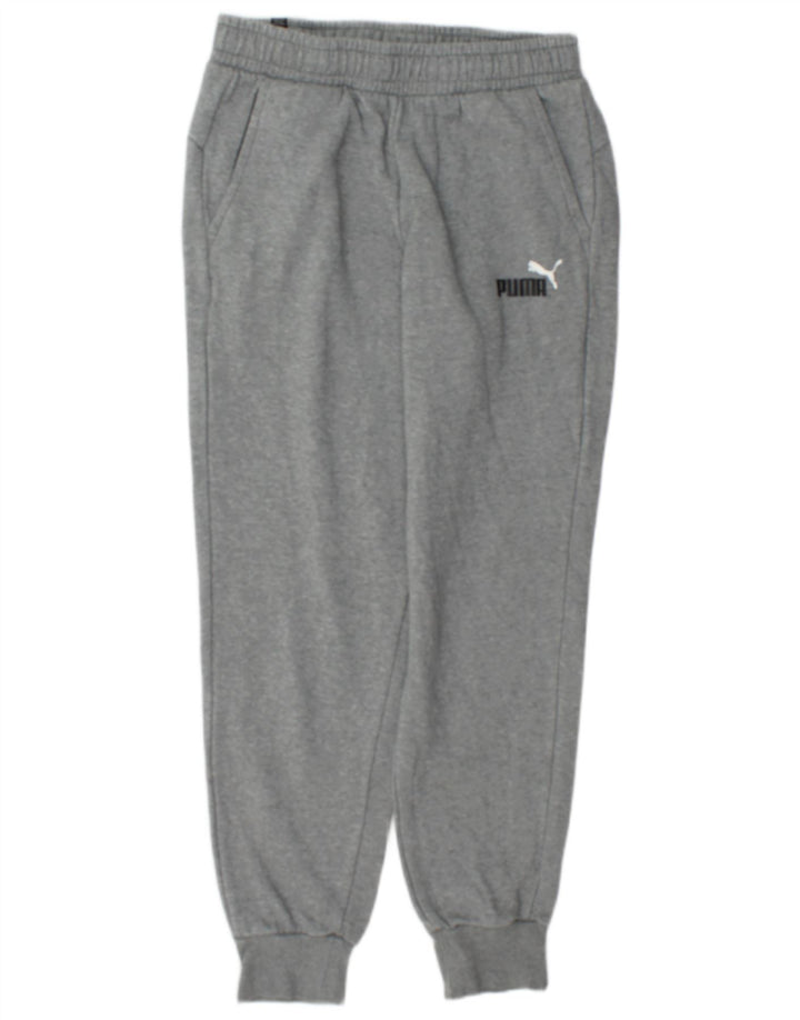 Pantaloni da tuta da uomo Puma Joggers in cotone grigio medio