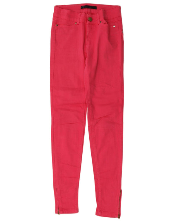 Jeans skinny da donna Zara EU 32 2XS W22 L28 Cotone rosa