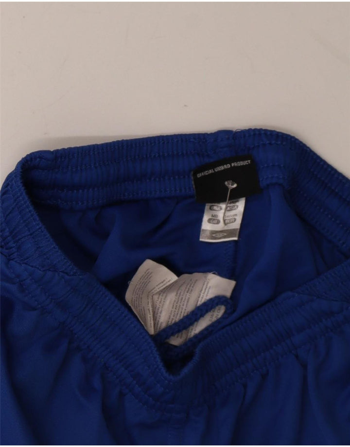 UMBRO Boys Sport Shorts 9-10 Years Medium  Blue Polyester Vintage Umbro and Second-Hand Umbro from Messina Hembry 