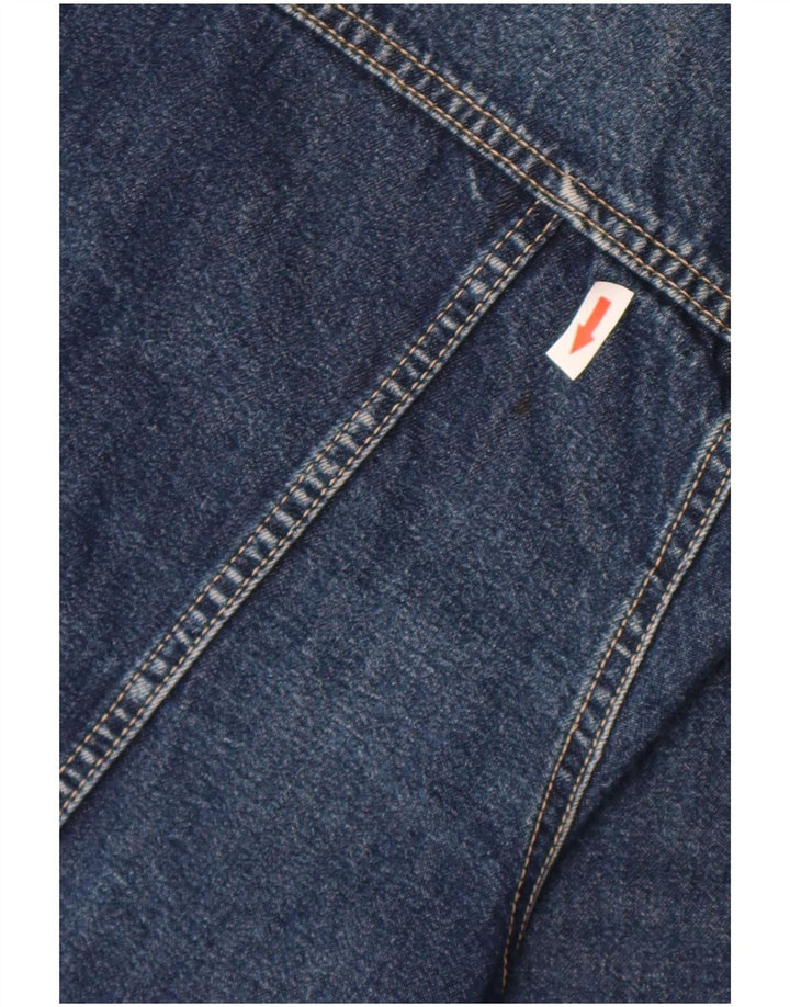 Giacca in denim da uomo Benetton UK 42 XL cotone blu