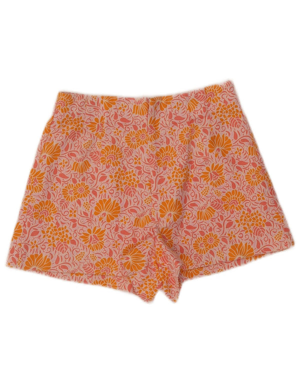Pantaloncini casual da donna Zara XS W24 Lino floreale rosa