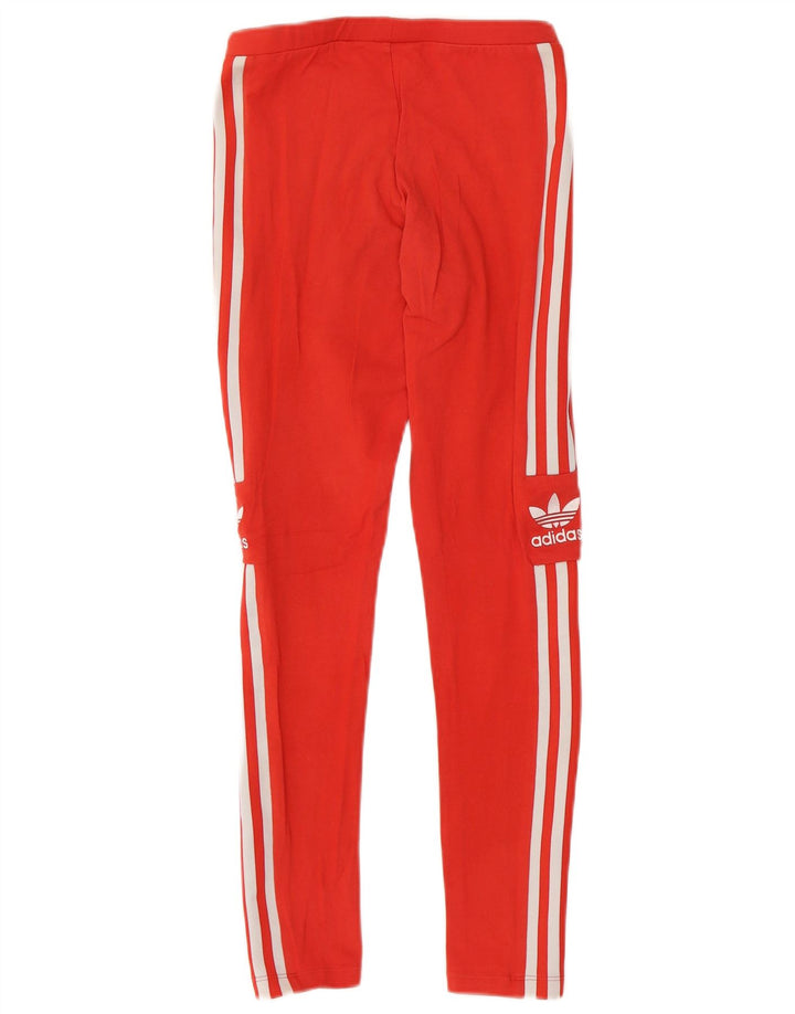 Leggings ADIDAS da donna UK 6 XS rosso cotone