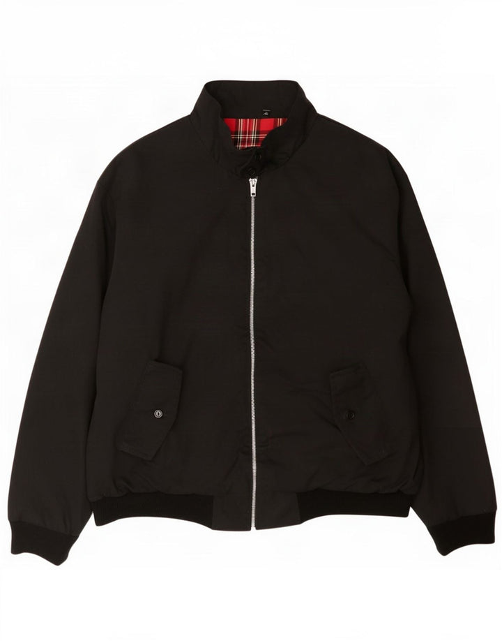 Giubbotto bomber vintage da uomo UK 42 XL nero