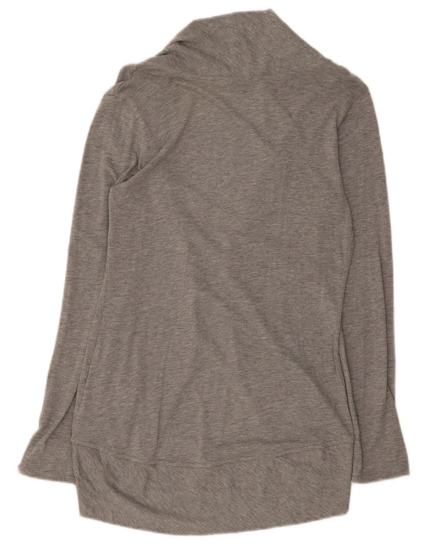 Maglione cardigan lungo da donna Massimo Dutti UK 12 Grigio medio