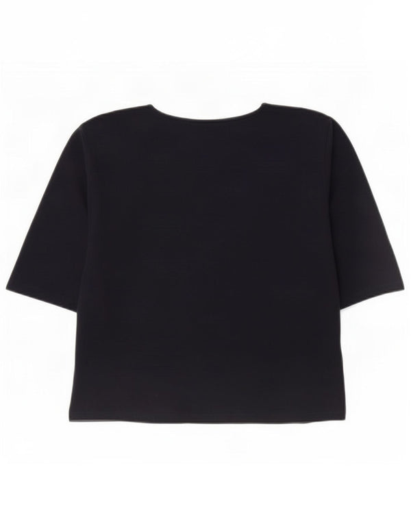T-shirt da donna Ralph Lauren Top UK 18 XL cotone blu navy