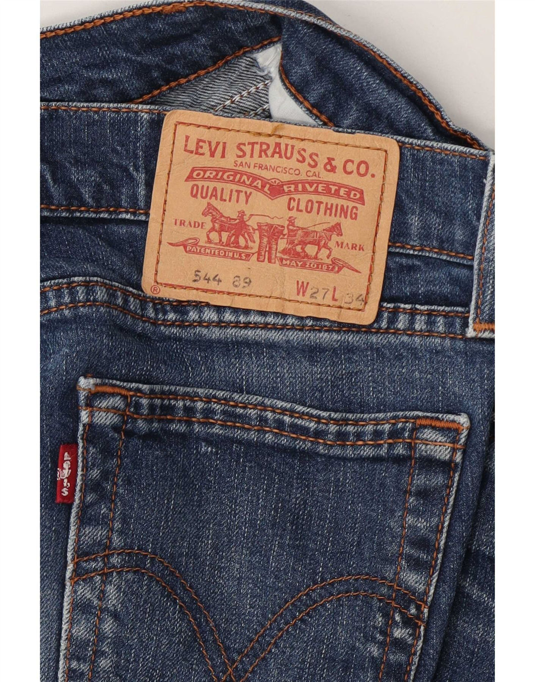 Jeans Levi's 544 Bootcut da donna W27 L28 Blu