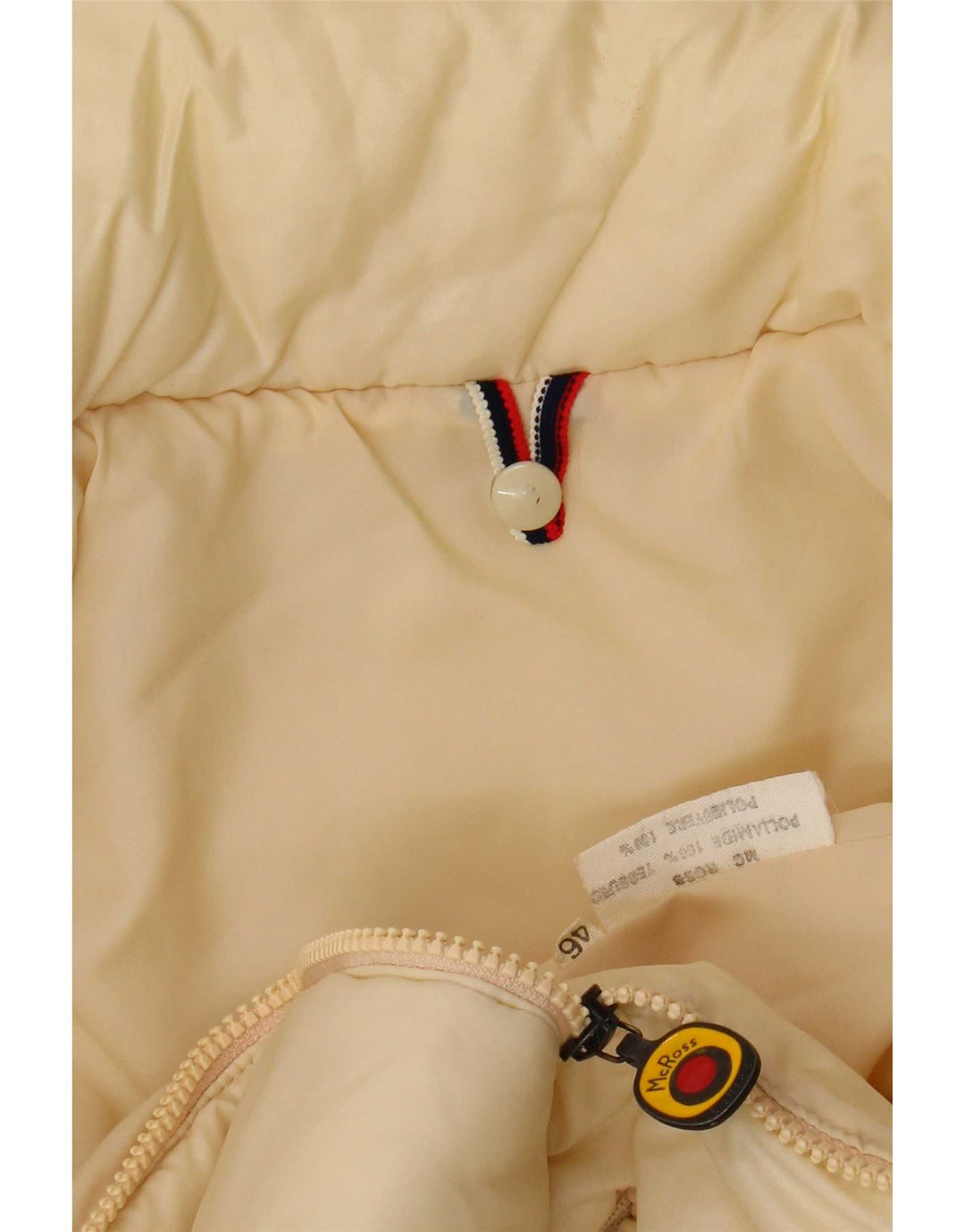 Giubbotto bomber da donna MC Ross IT 46 Large in poliammide bianco sporco