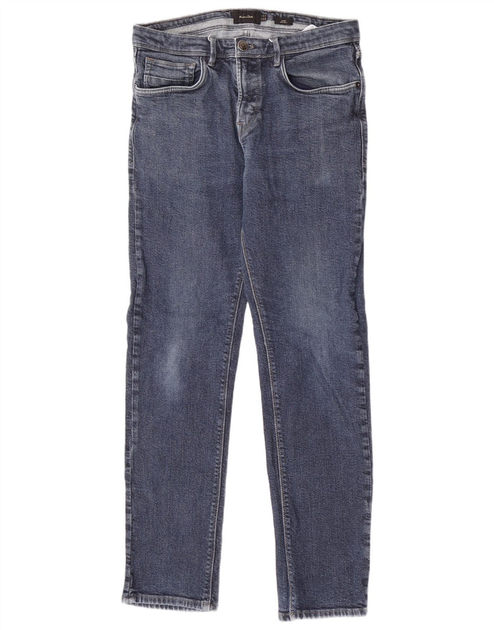 Jeans slim da uomo Massimo Dutti W31 L29 cotone blu