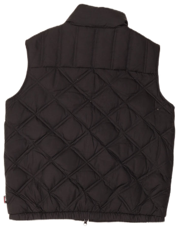 Gilet imbottito da donna Fila UK 14 medio nero poliestere