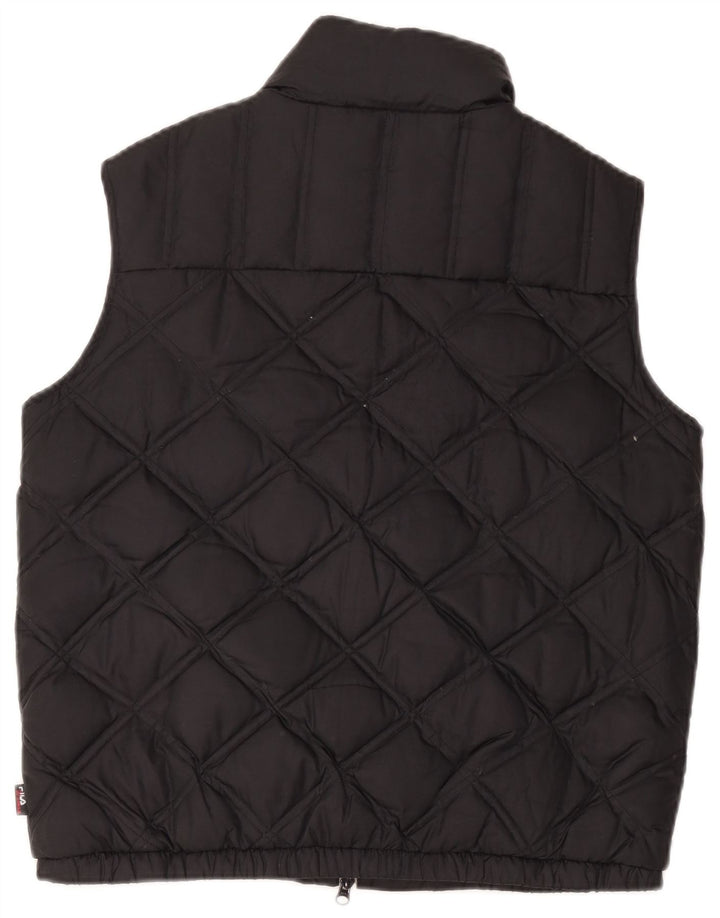Gilet imbottito da donna Fila UK 14 medio nero poliestere
