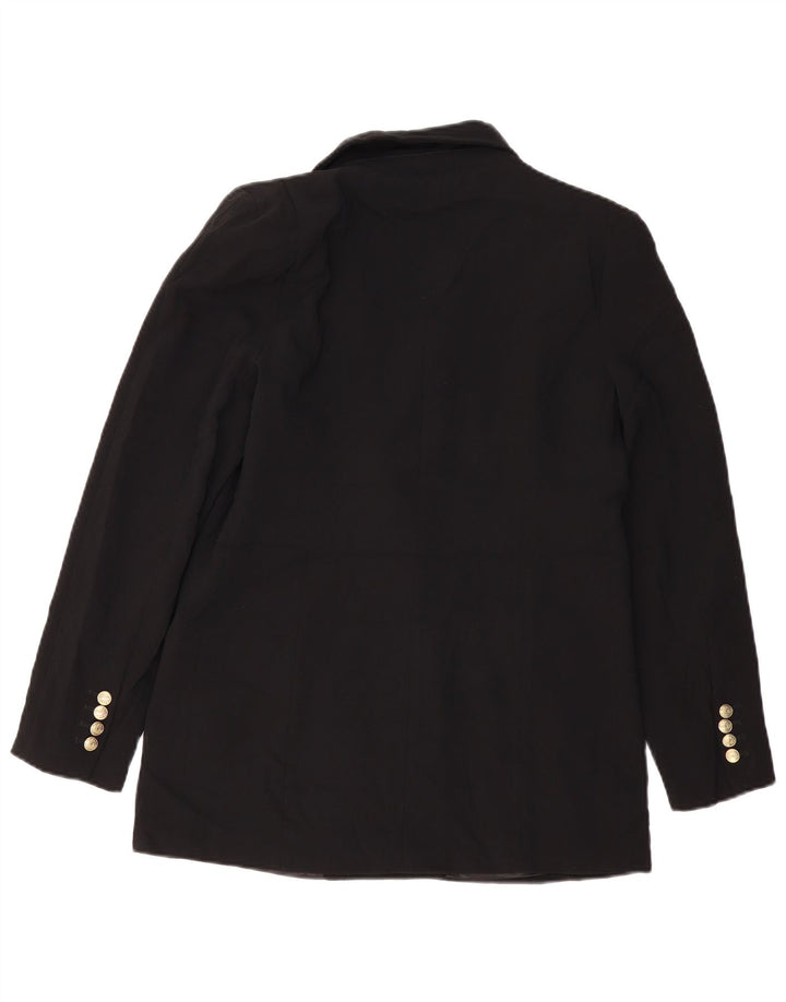 Giacca blazer doppiopetto da donna ZARA poliestere nero medio