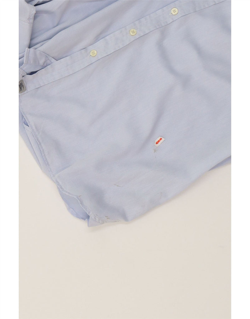 BURBERRY Mens Shirt Size 17 XL Blue Cotton Vintage Burberry and Second-Hand Burberry from Messina Hembry 