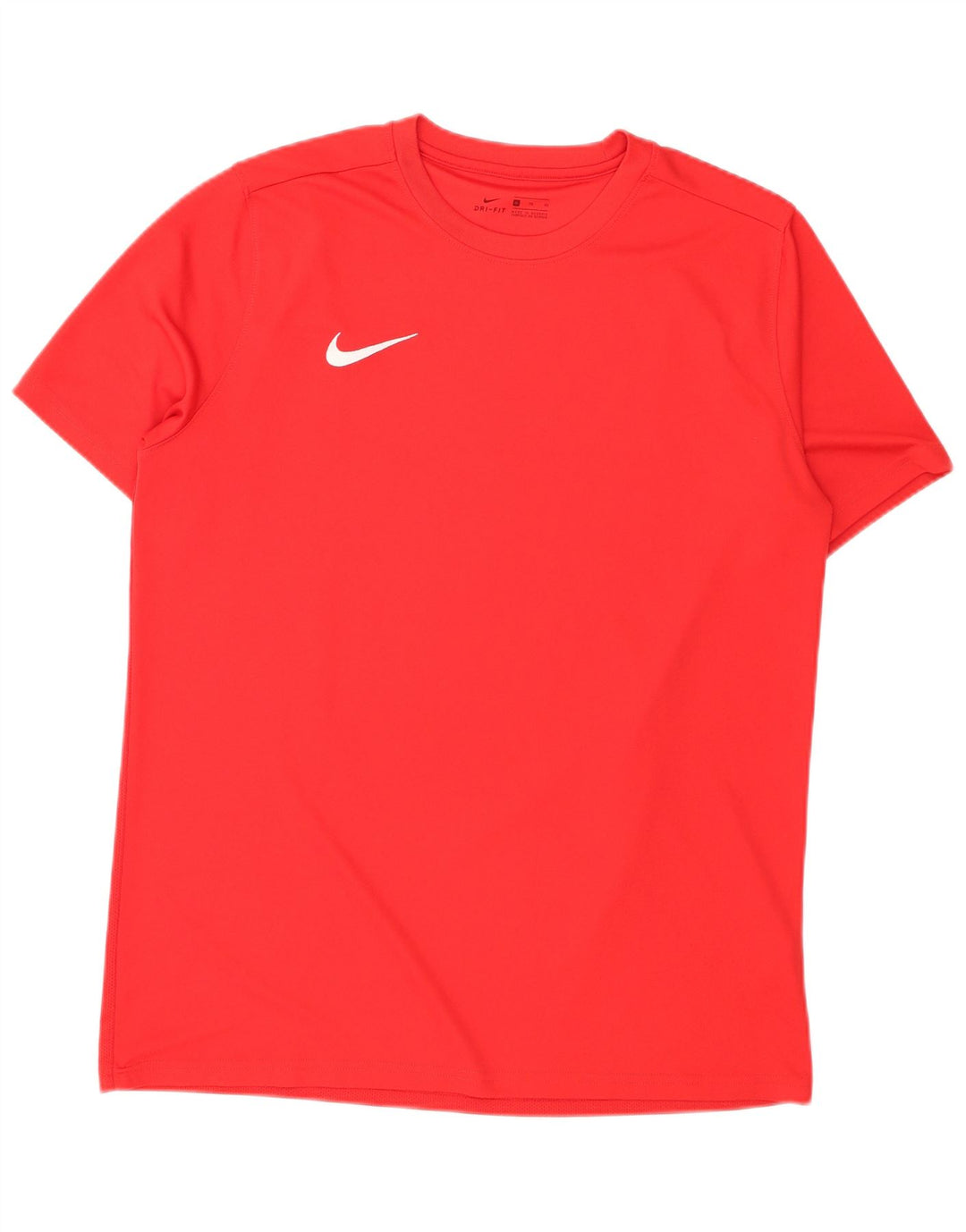 T-shirt Nike Dri Fit da uomo, top in poliestere rosso medio