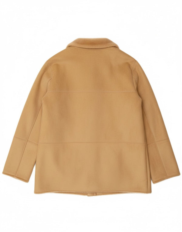 Giacca Sherpa da donna VINTAGE EU 44 XL Acrilico beige