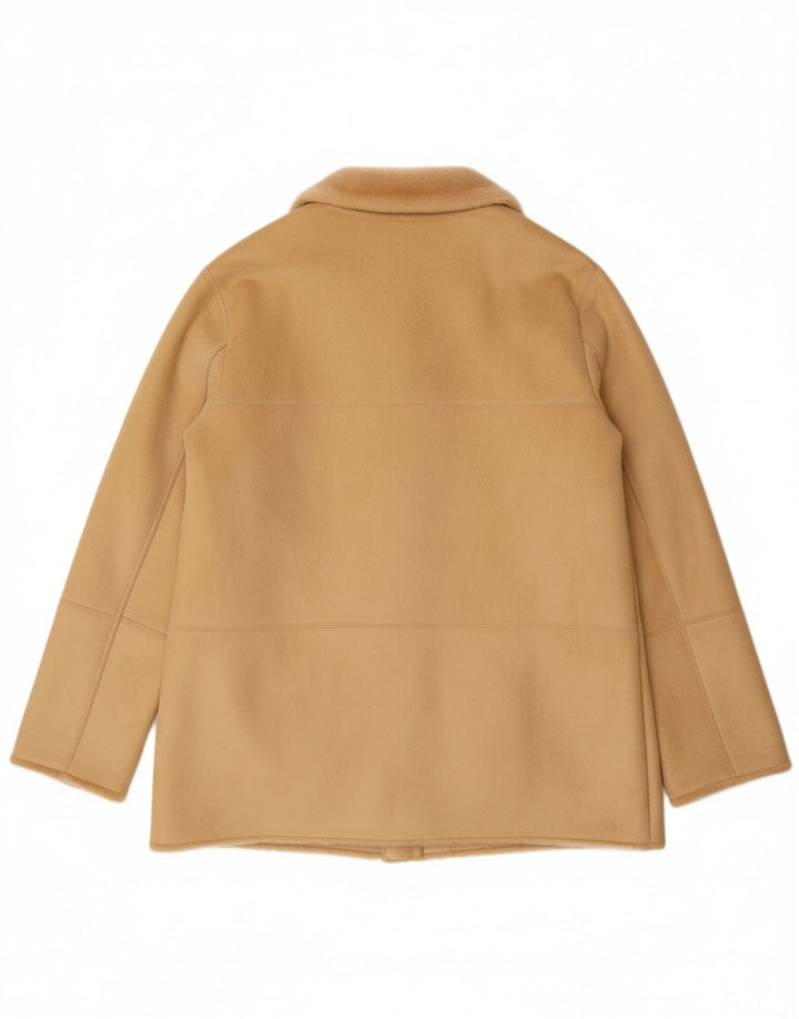 Giacca Sherpa da donna VINTAGE EU 44 XL Acrilico beige