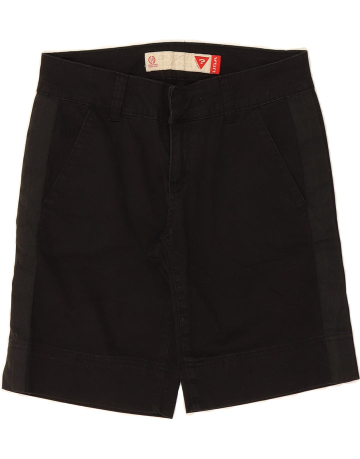 GUESS Womens Chino Shorts W29 Medium  Black Cotton Vintage Guess and Second-Hand Guess from Messina Hembry 