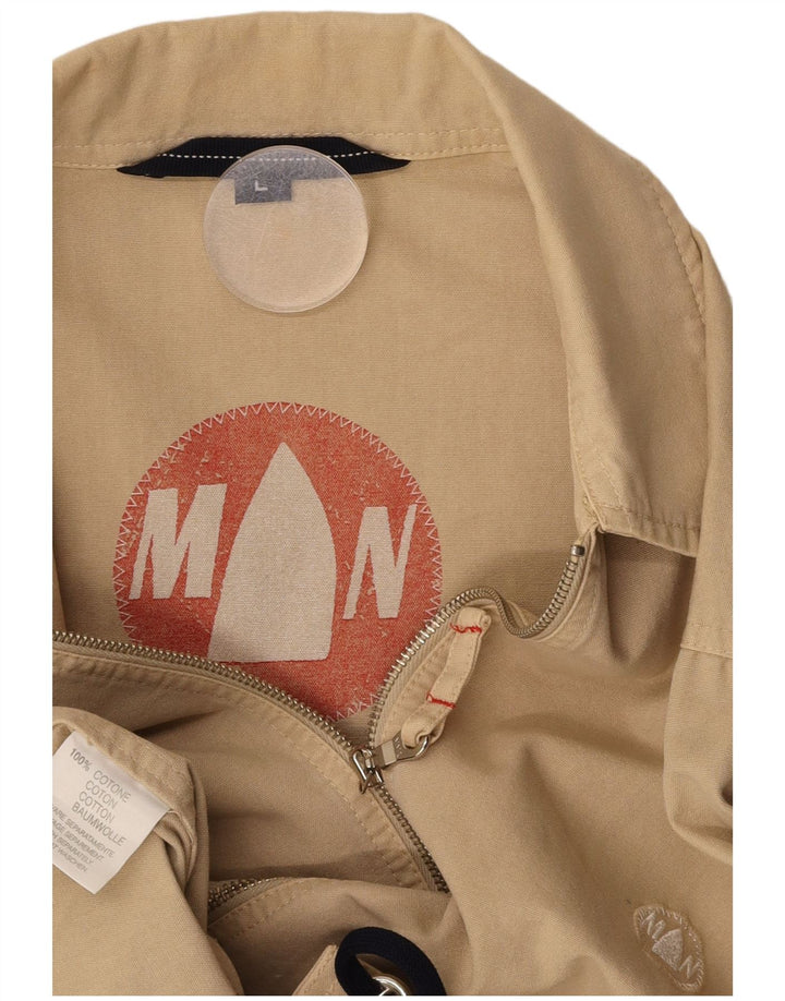 Giubbotto bomber da uomo MURPHY & NYE UK 40 grande cotone beige