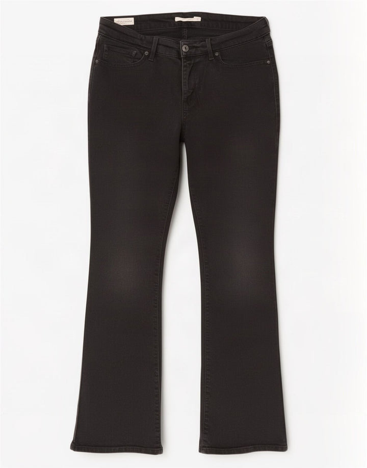 Jeans Levi's 715 Bootcut da donna W32 L30 cotone nero