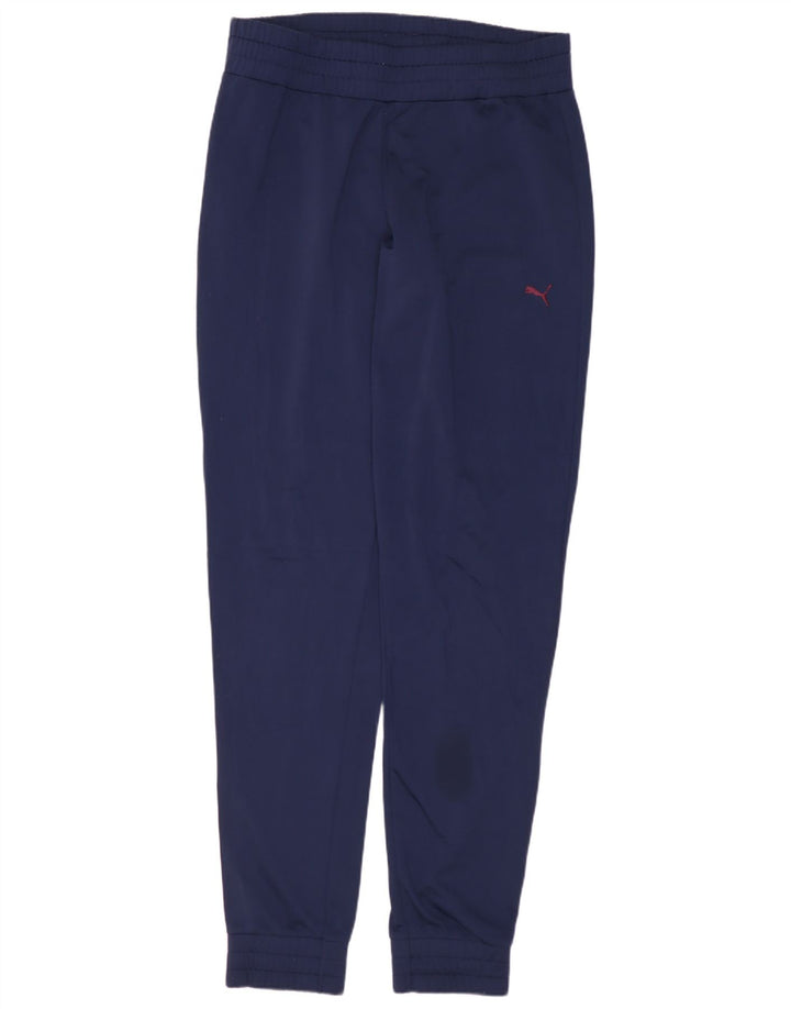 Pantaloni da tuta da donna PUMA Joggers UK 12 Medium Blu Navy Poliestere