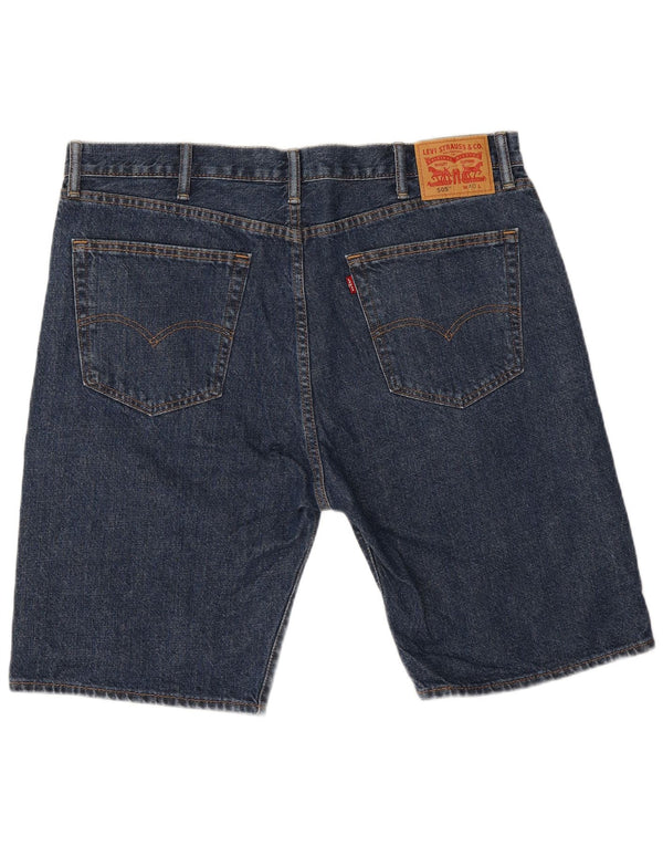 Pantaloncini di jeans Levi's 505 da uomo W40 XL in cotone blu navy
