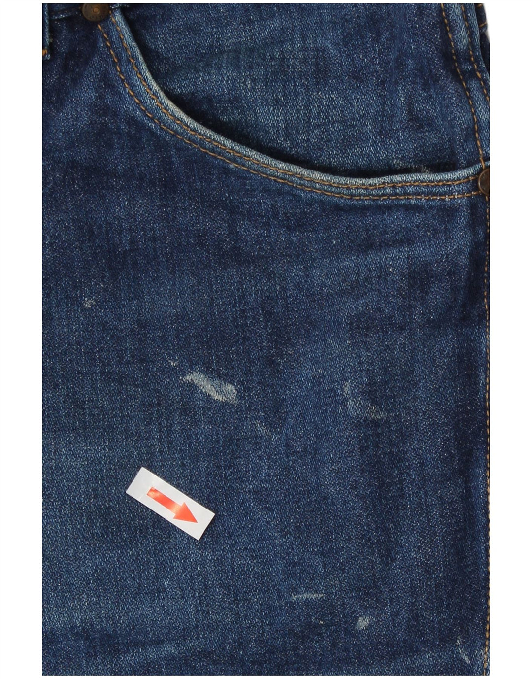 Jeans dritti da uomo Wrangler W40 L31 Blu Navy
