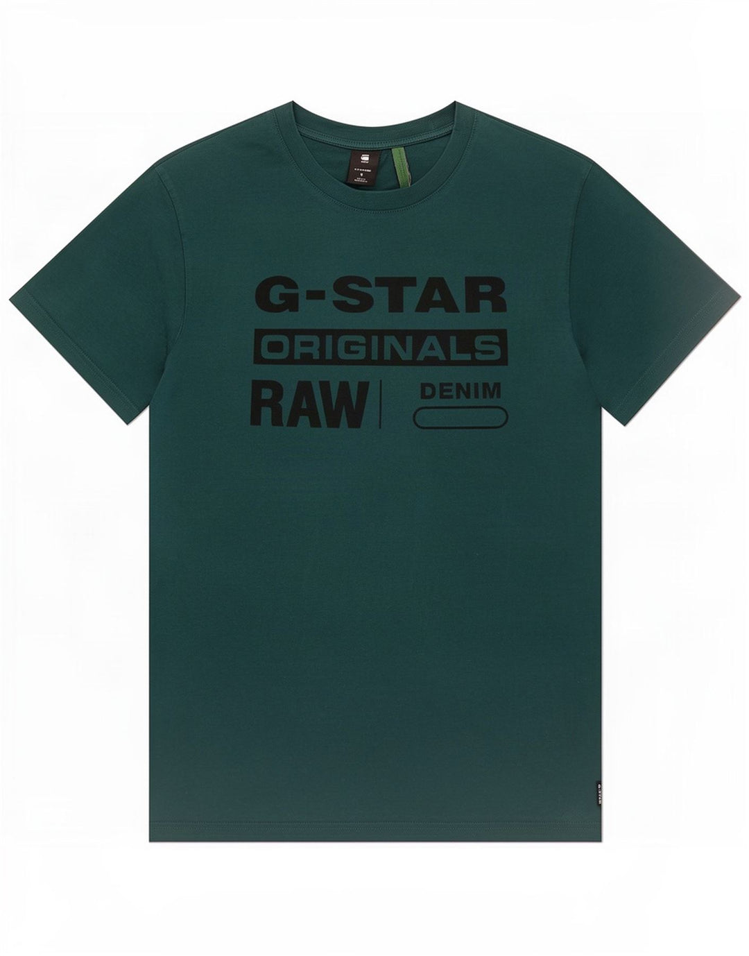 T-shirt grafica da uomo G-Star Top piccola verde