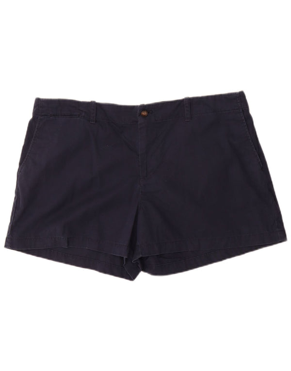 Pantaloncini chino da donna Polo Ralph Lauren US 14 XL W36 cotone blu navy