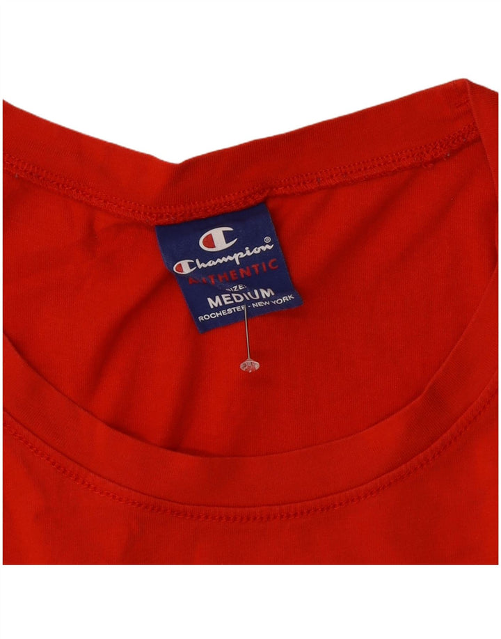 T-shirt grafica da donna Champion Top UK 14 Medium Red