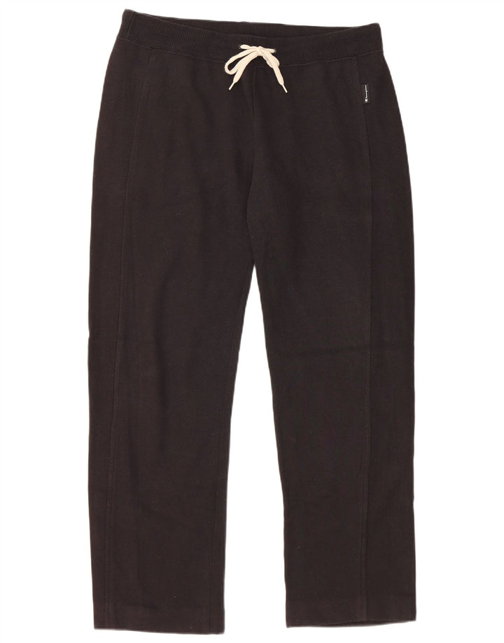 Pantaloni da tuta da uomo Champion grandi in cotone nero