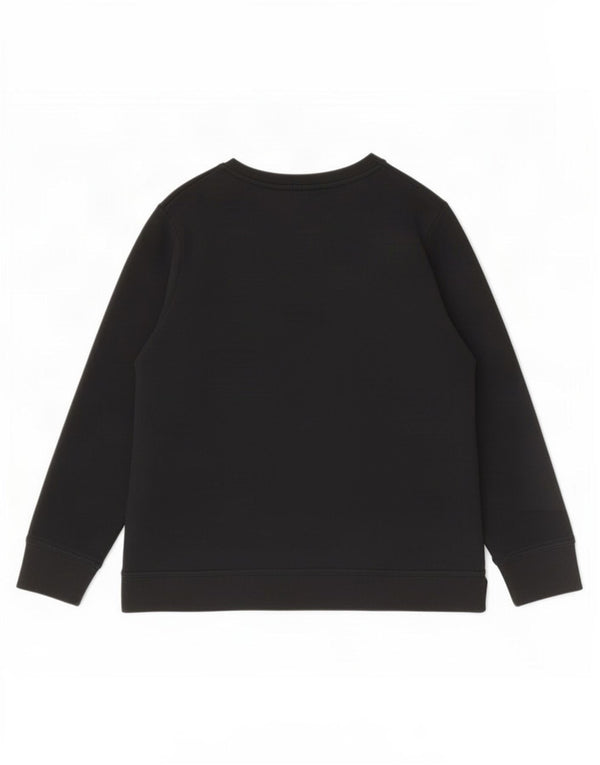 Felpa grafica da donna Gap Jumper UK 14 cotone nero medio