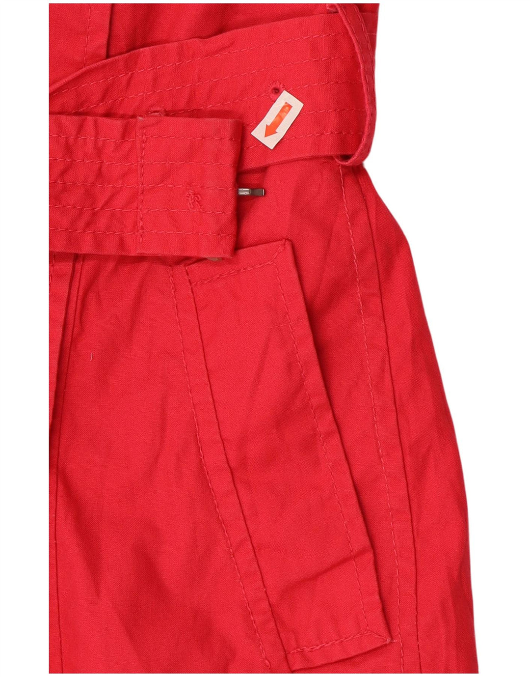 Trench Donna BENETTON IT 40 Piccolo Rosso Cotone