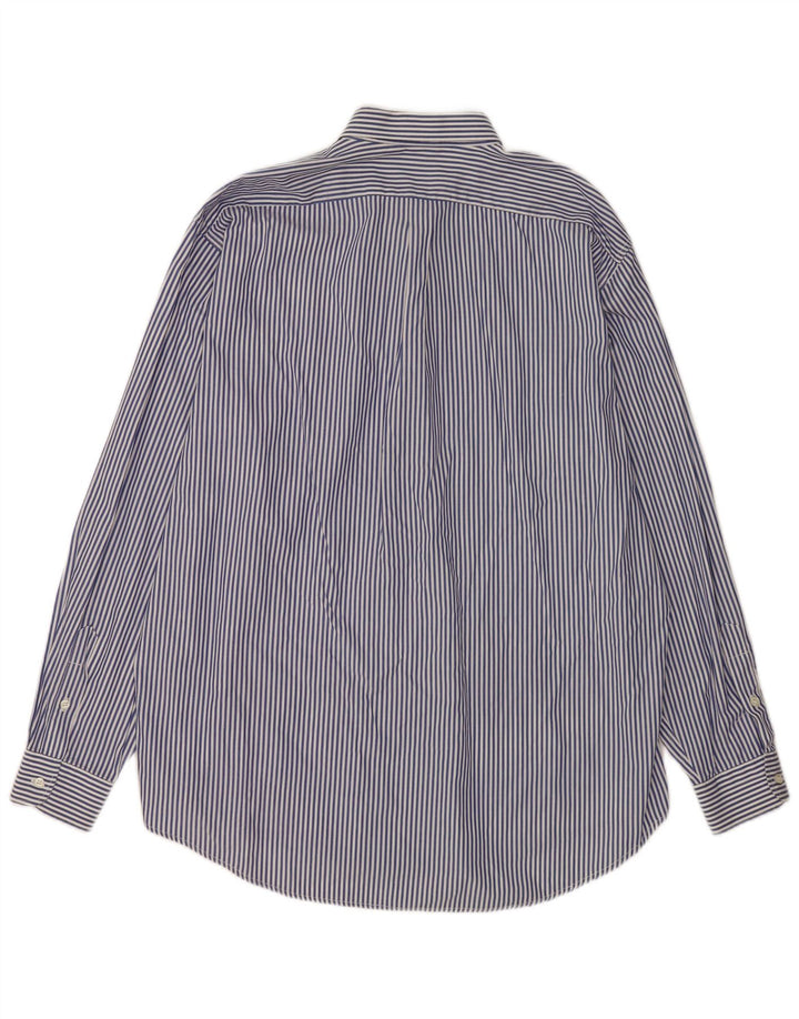 Camicia da uomo NANI BON taglia 42 grande gessato blu