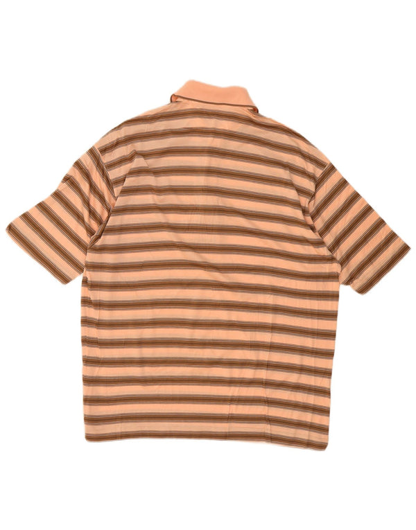 Polo da uomo Franco Ziche a righe grandi beige