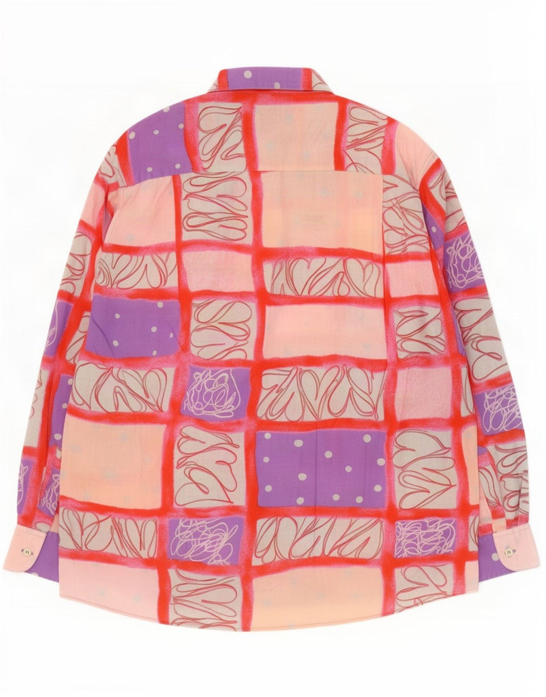 Camicia da uomo Blue Bass XL Patchwork multicolore