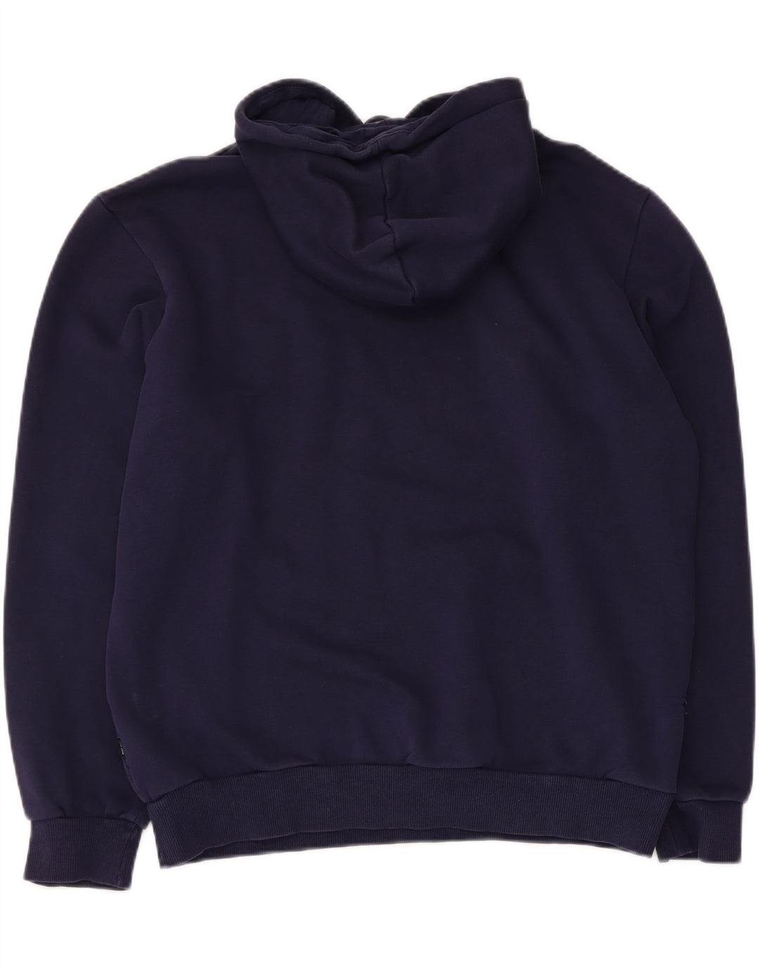 Felpa con cappuccio grafica da uomo Puma media cotone blu navy