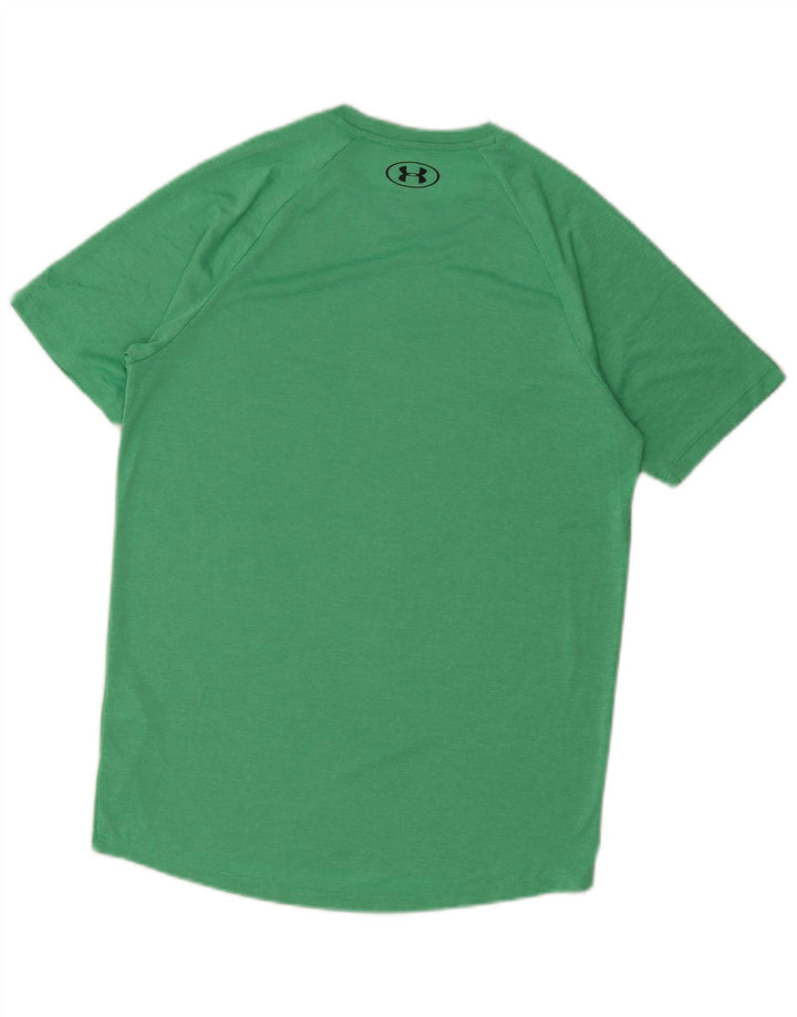 T-shirt da uomo vestibilità ampia Under Armour, piccola, in poliestere verde
