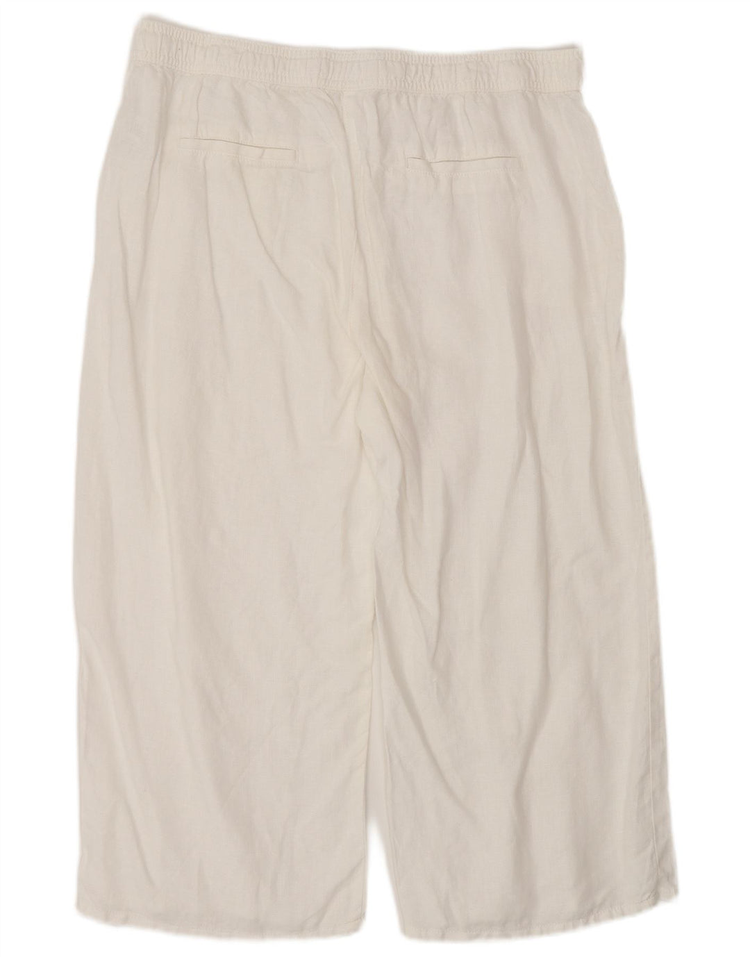 Pantaloni corti da donna Marks & Spencer UK 14 Large W30 L28 Bianco