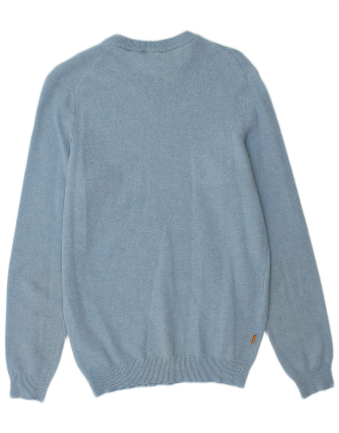 TIMBERLAND Maglione girocollo da uomo in lana merino blu piccolo