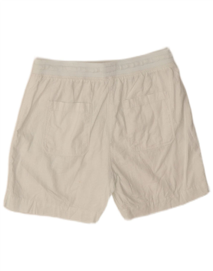 Pantaloncini chino da donna MARKS & SPENCER UK 10 Small W28 White Colourblock