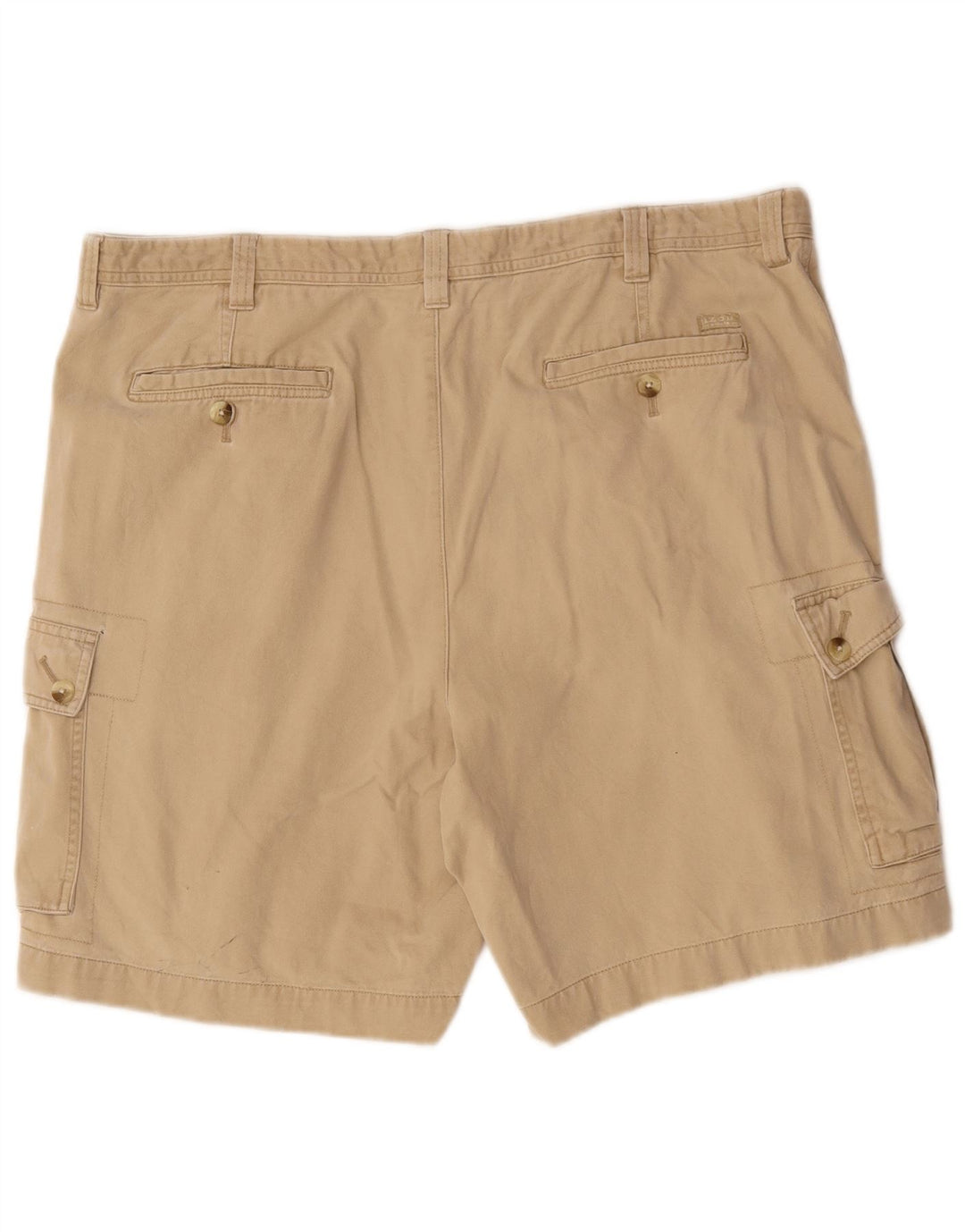 Pantaloncini cargo da uomo Izod W40 XL in cotone beige