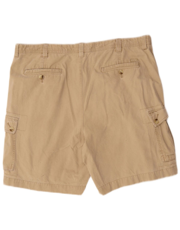 Pantaloncini cargo da uomo Izod W40 XL in cotone beige