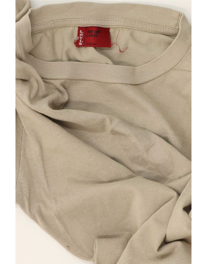 Levi's Uomo Top Manica Lunga Grande Cachi