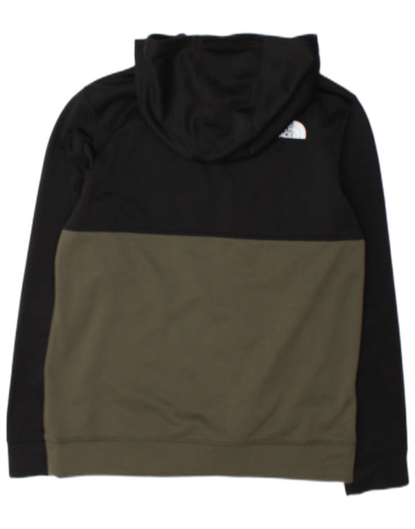 Felpa con cappuccio grafica per ragazzi The North Face 14-15 anni XL color kaki